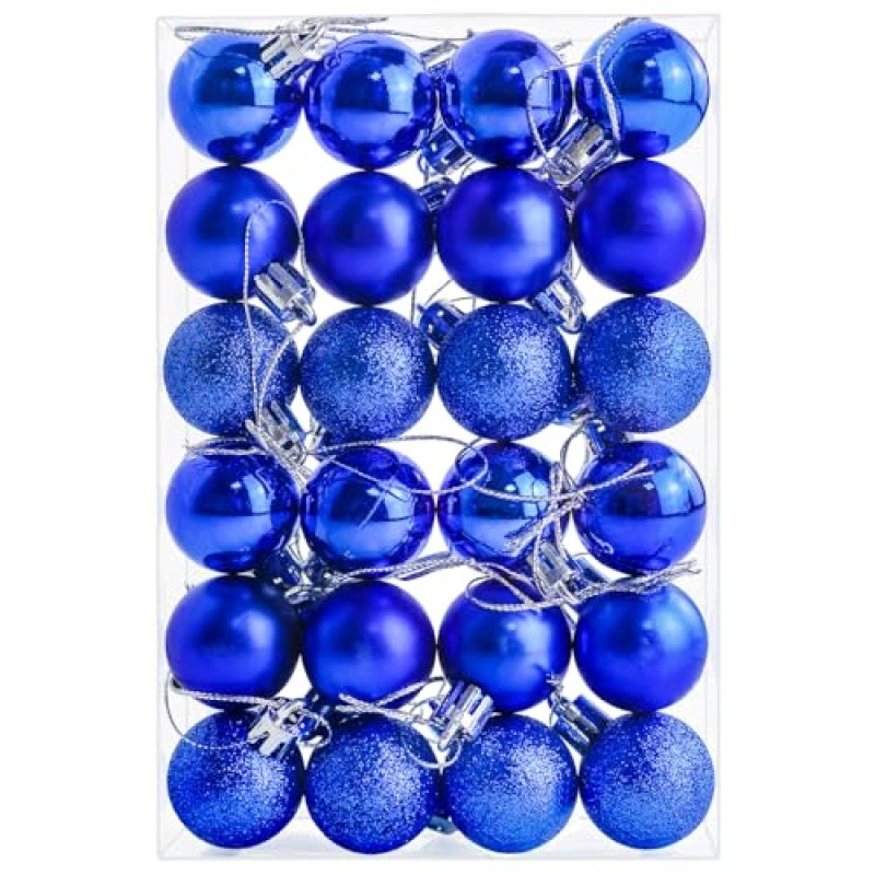 Blue Christmas Baubles