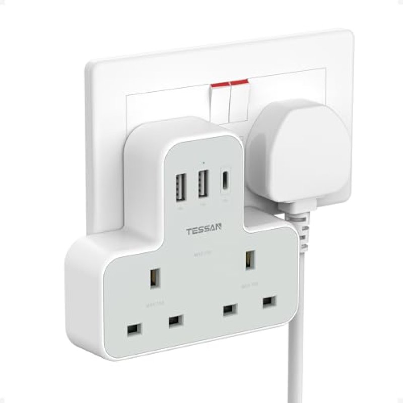 TESSAN USB Plug Adapter