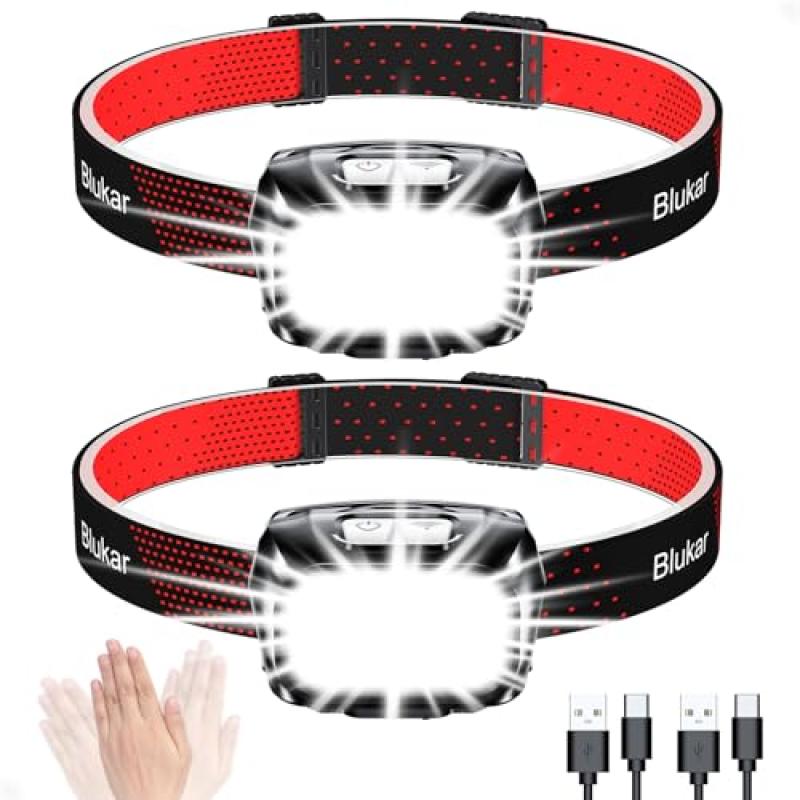 Blukar Head Torch with 8 Light Modes