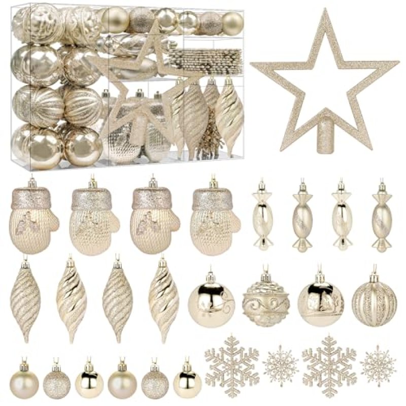Alupssuc Christmas Baubles Set