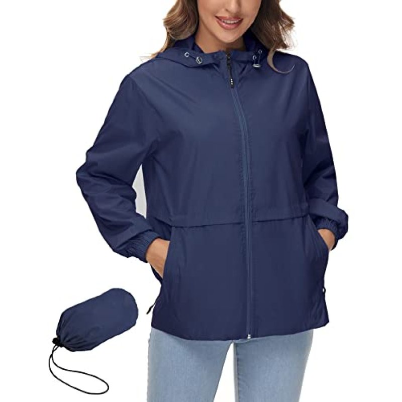 IECCP Plus Size Womens Raincoats Light Weight…