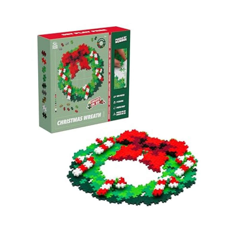 Plus Plus Christmas Wreath Puzzle