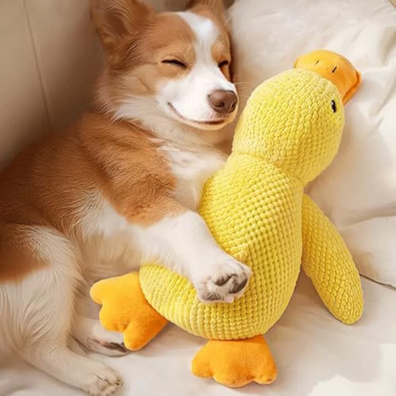 Plush Duck Dog Toy