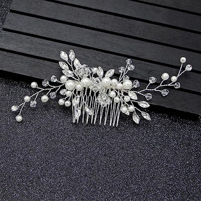 Clysburtuony Bridal Hair Clips