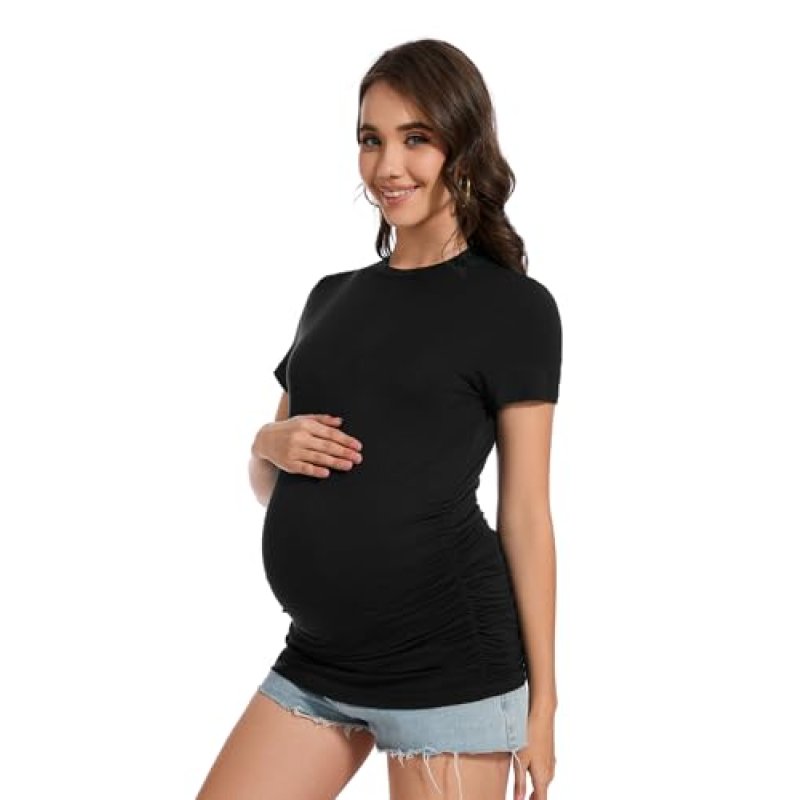 Smallshow Women's Maternity Clothes Crew Neck…