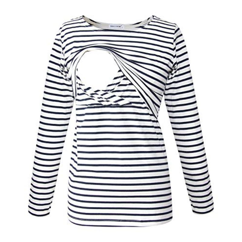 Smallshow Women's Long Sleeve Breastfeeding Top…