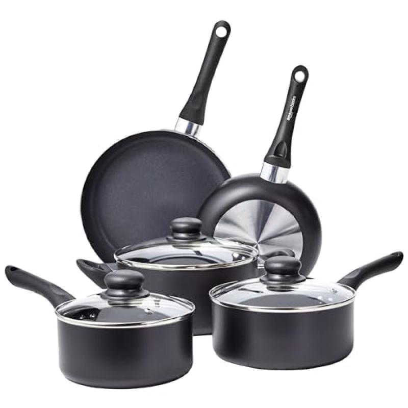 Amazon Basics Cookware Set