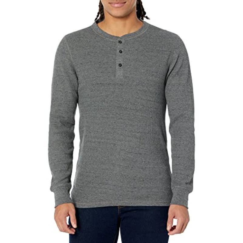 Amazon Essentials Waffle Henley
