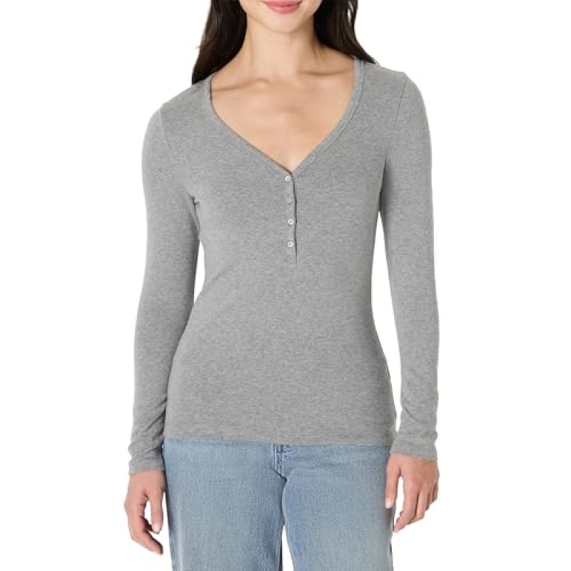 Amazon Essentials Women's Henley