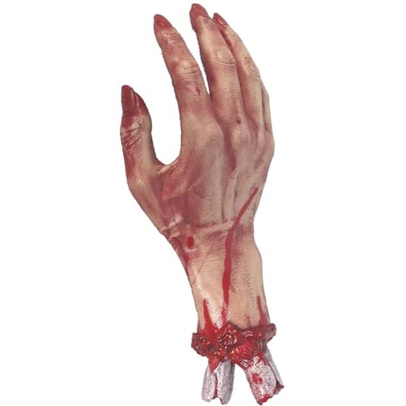 Smiffys Severed Gory Hand, Flesh 30cm/12in,…
