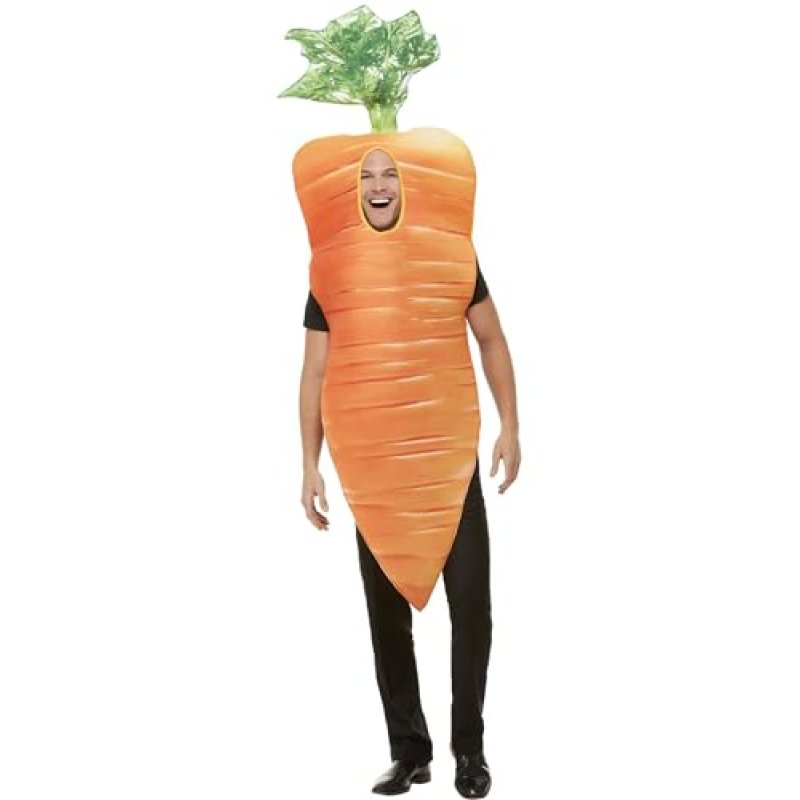 Smiffys Christmas Carrot Costume, Orange with…