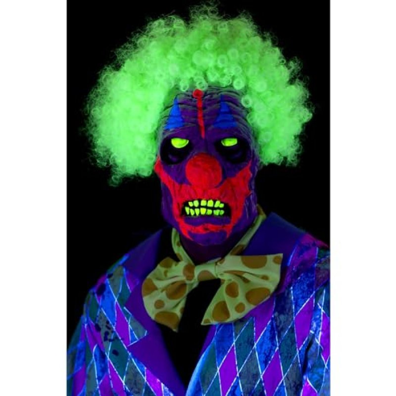 Smiffys UV Clown Mask