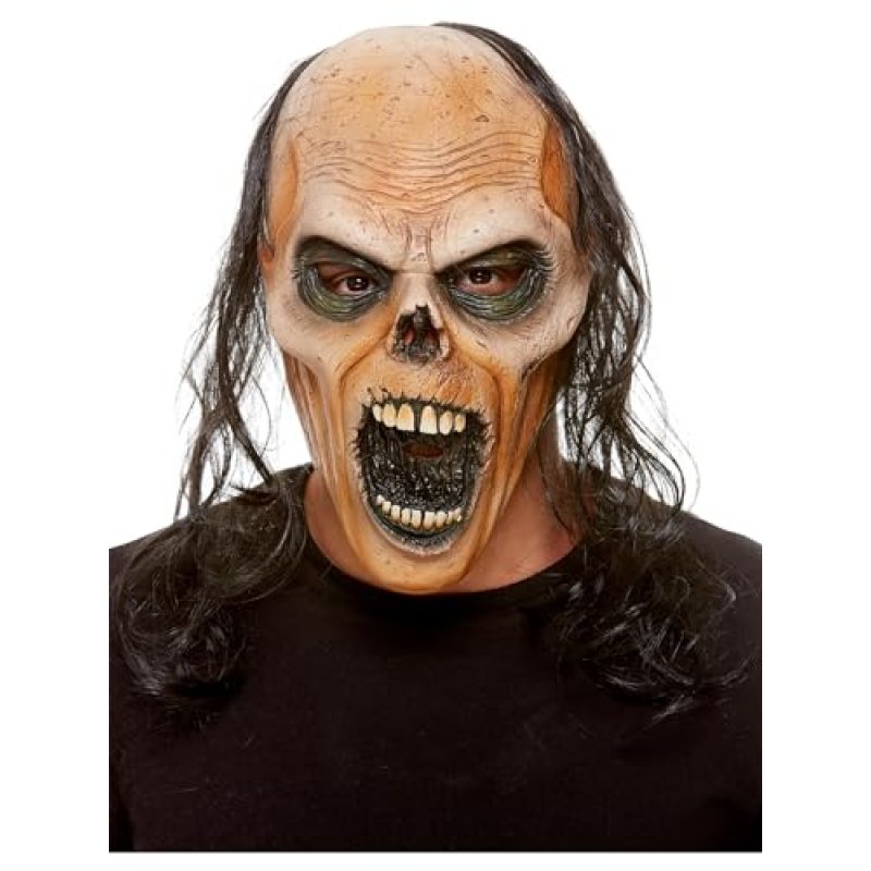 Smiffys Zombie Latex Mask, Brown, Halloween…