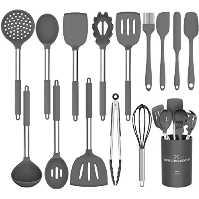 Umite Chef Kitchen Utensil Set, 15pcs Silicone…
