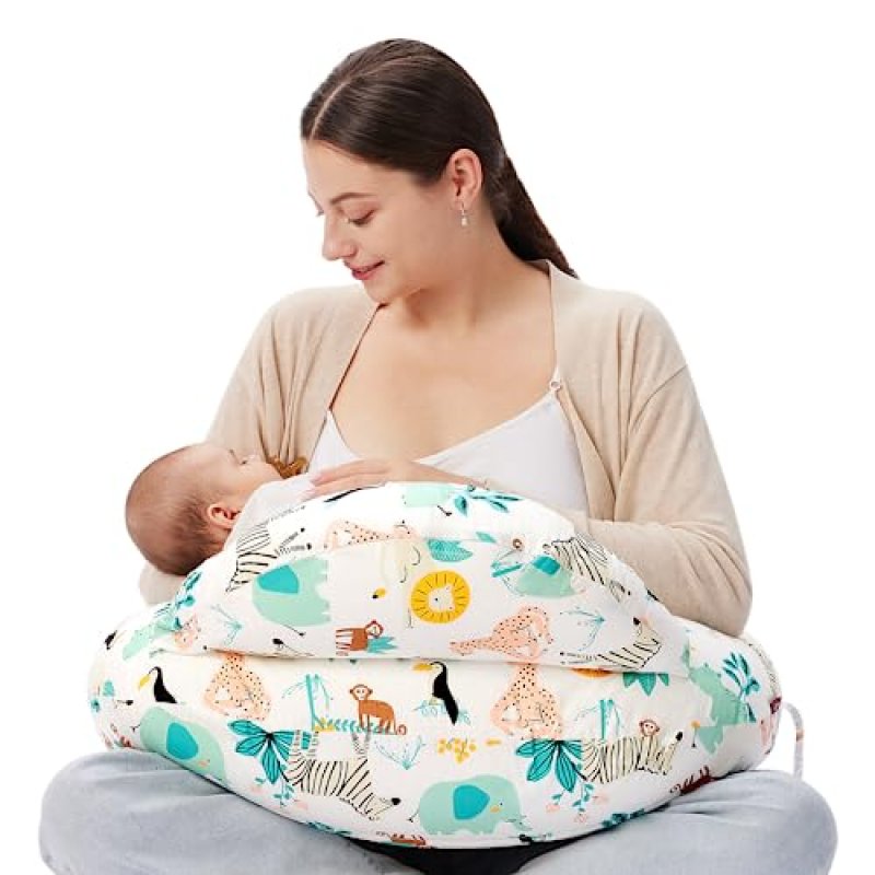 momcozy Nursing Pillow With Breastfeeding -…