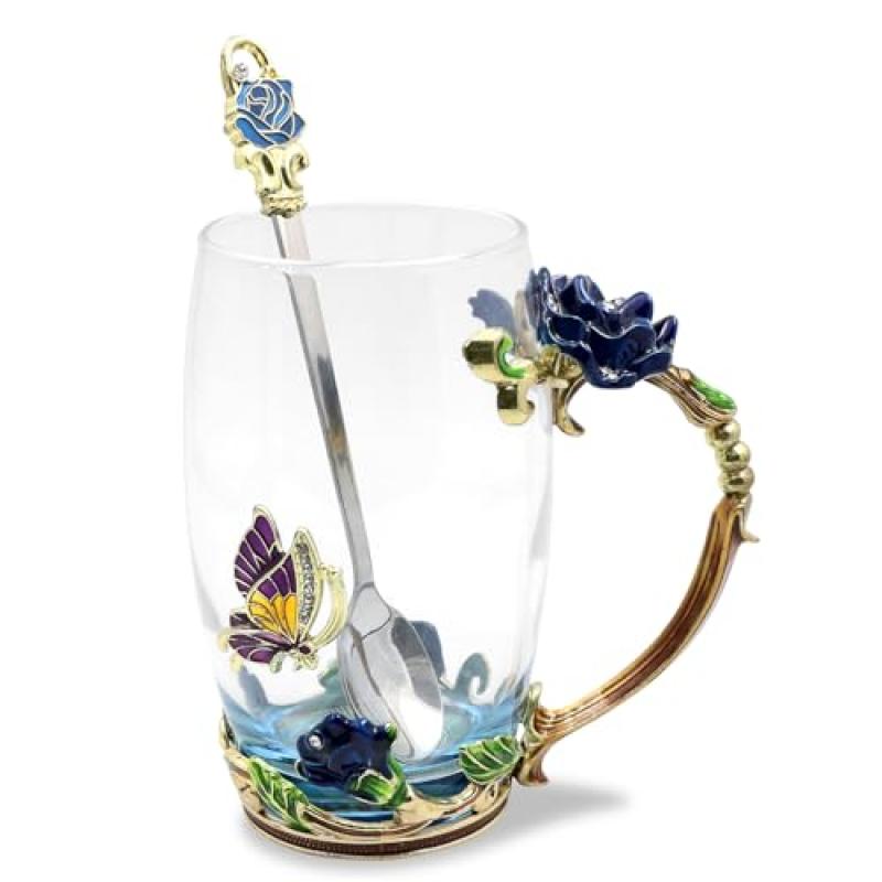 HUISHENG Enamels Tea Cup & Coffee Mug Set