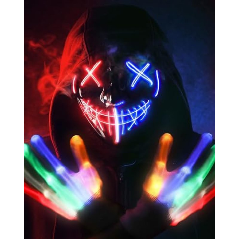 AnanBros Halloween Mask & Gloves