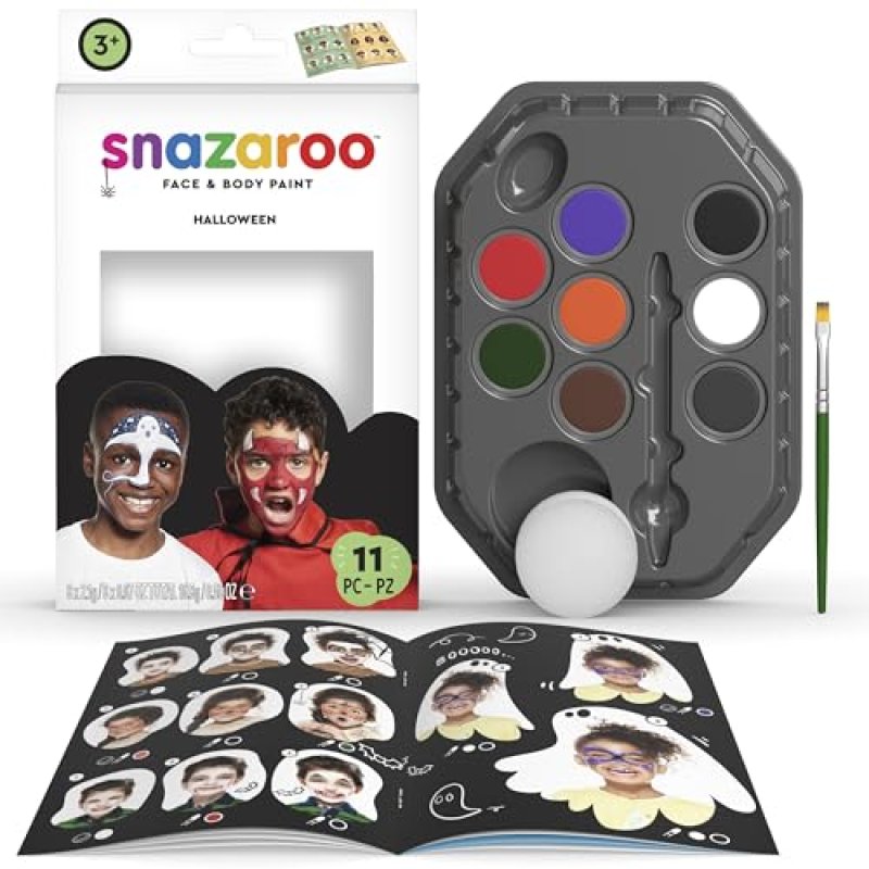 Snazaroo Halloween Face Paint Kit