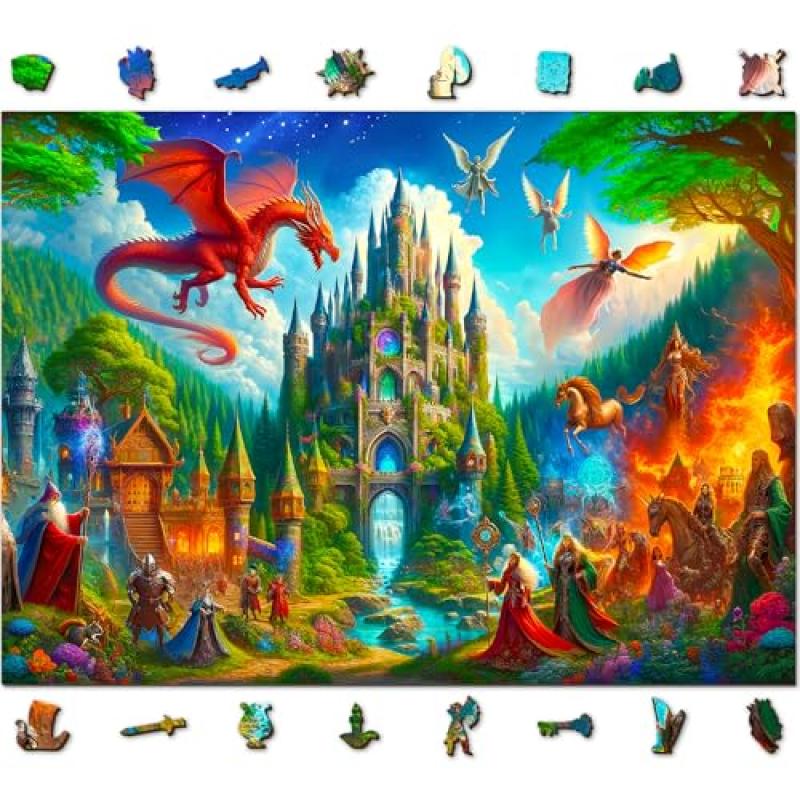 WOODEN.CITY Enchanted Tales Wood Jigsaw Puzzles