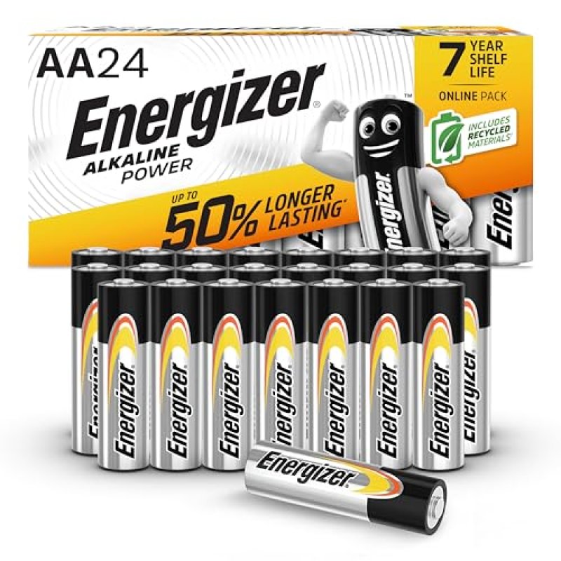 Energizer AA Batteries, 24 Pack