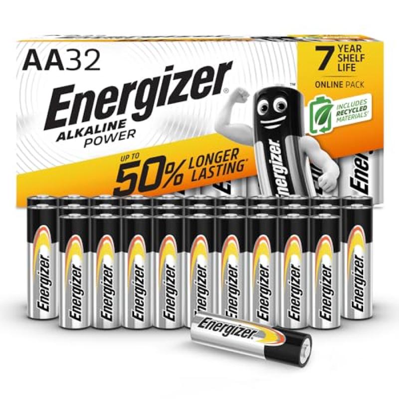 Energizer AA Batteries - 32 Pack