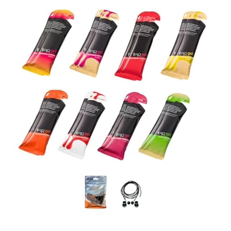 TORQ Energy Gels Assorted Flavours with Shoe Laces