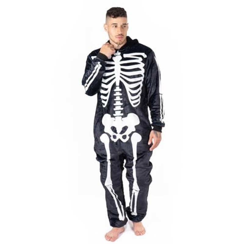 NOROZE Onesie Halloween Costume | Unisex Skeleton…