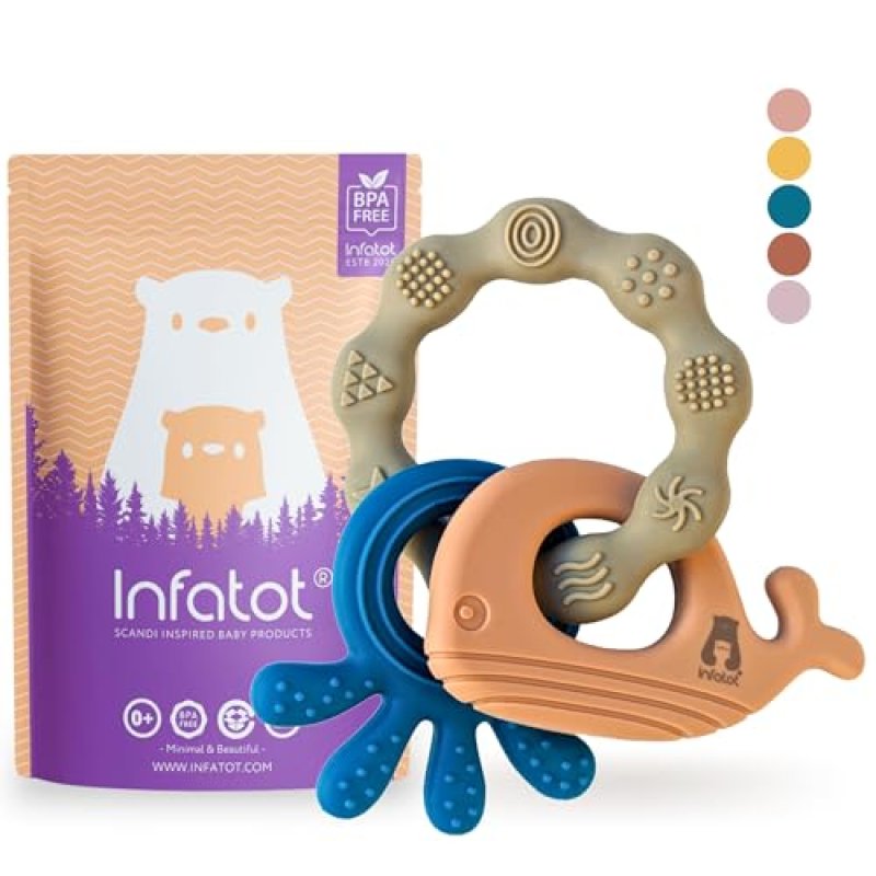Infatot® Baby Silicone Teether Toys