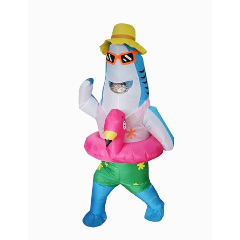 FXICH Inflatable Shark Costume