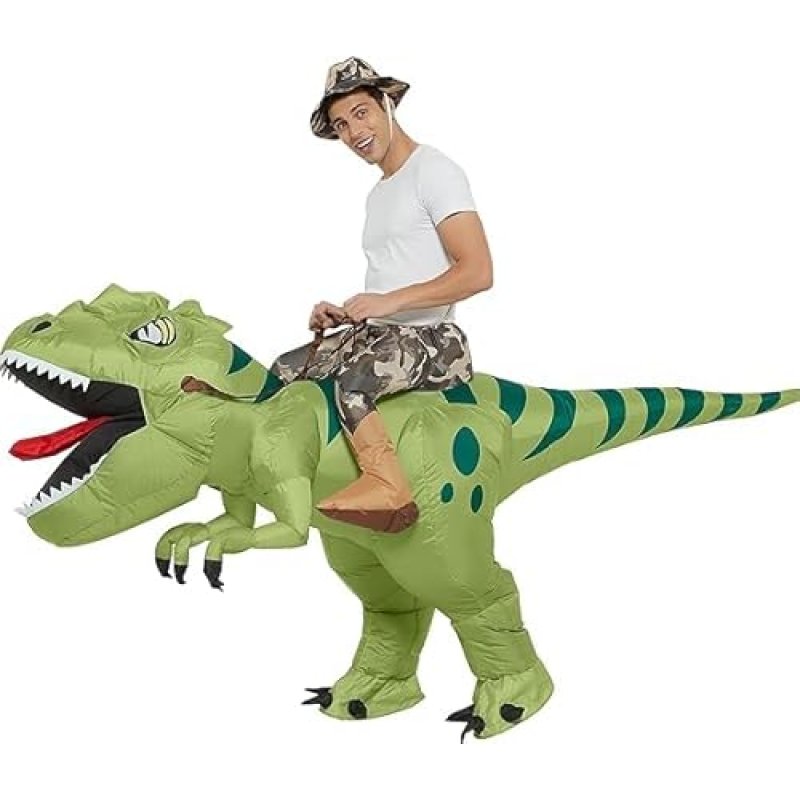 REWIAR Inflatable Dinosaur Costume for Adult -…