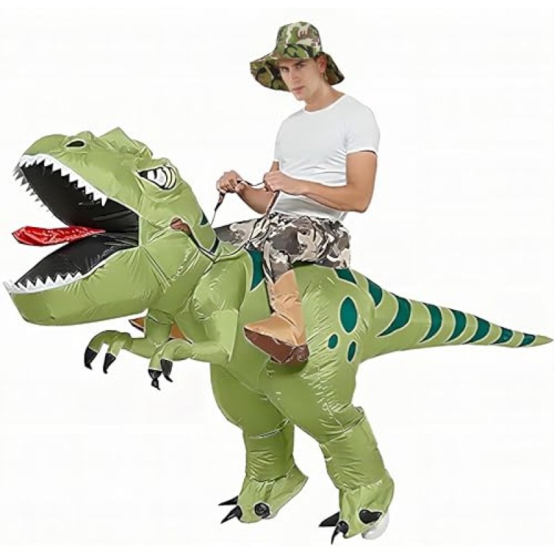 FXICH Inflatable Dinosaur Costume Blow up…