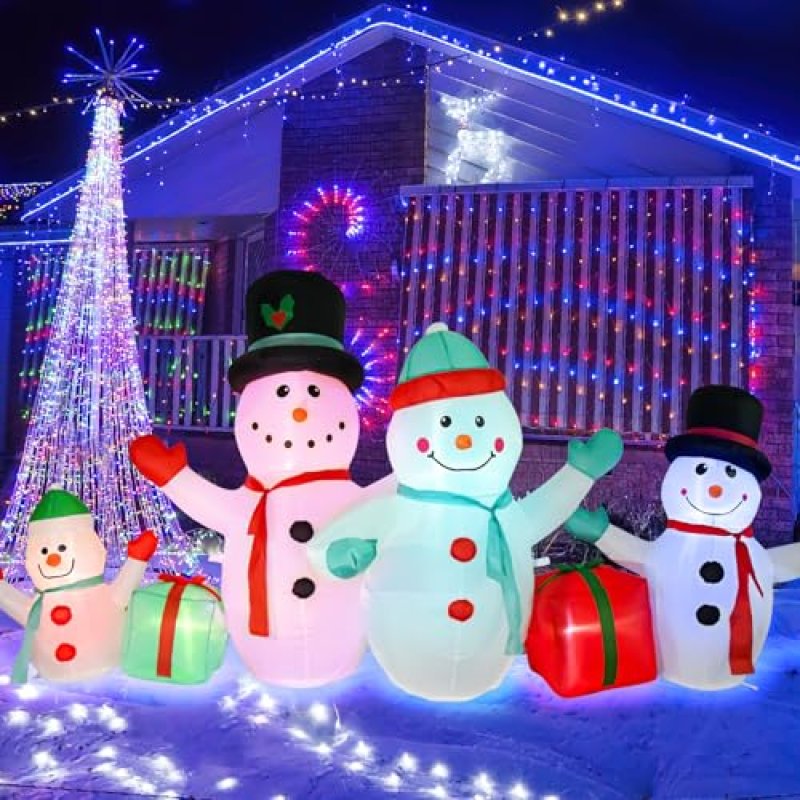 Inflatable Snowman Christmas Decor