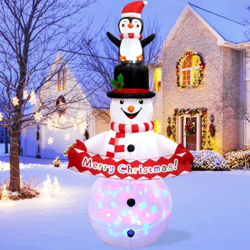 LOMOHOO Inflatable Snowman