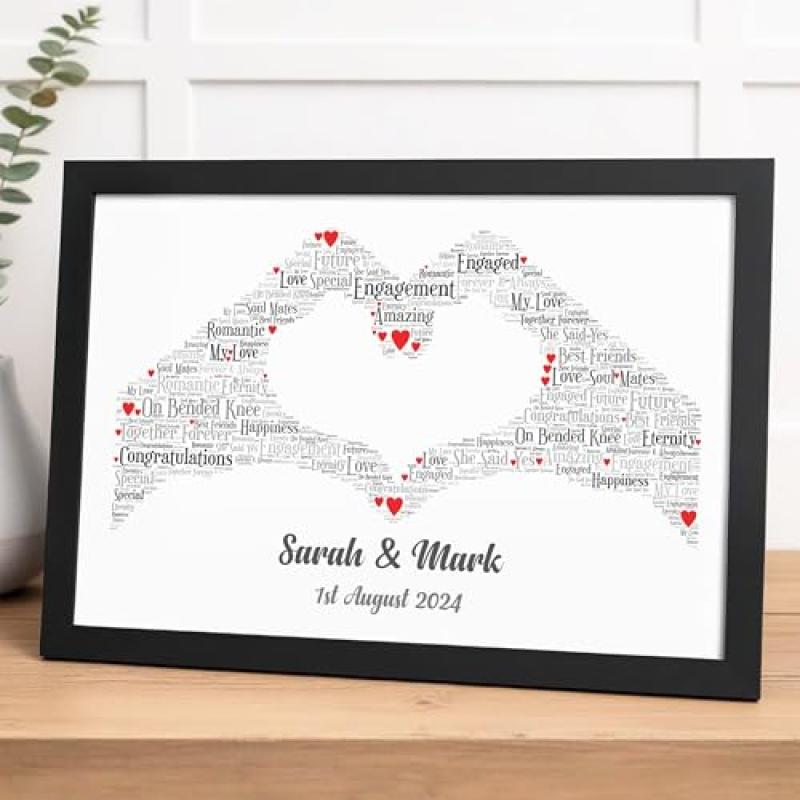 Engagement Congratulations Keepsake Print