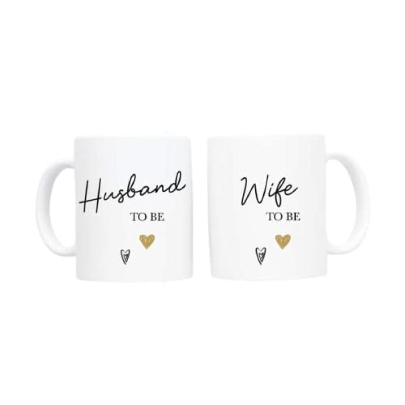 Engagement Mug Set for Couples