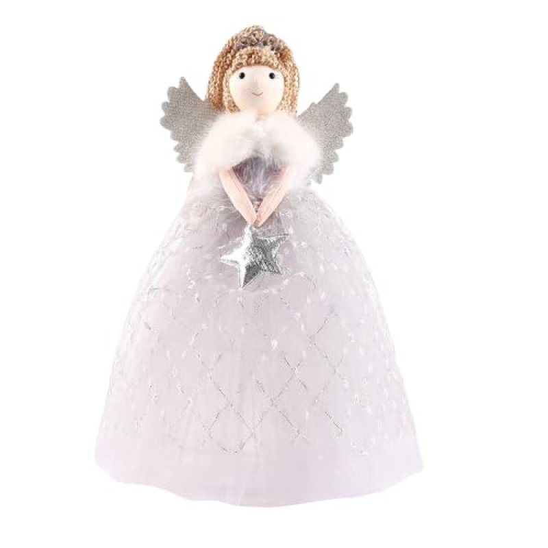 YTFSKFUI Angel Topper Christmas Tree Decorations,…