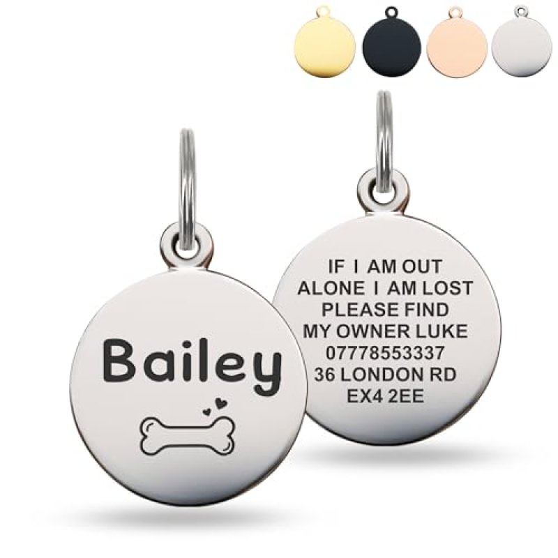 Engraved Pet ID Tag