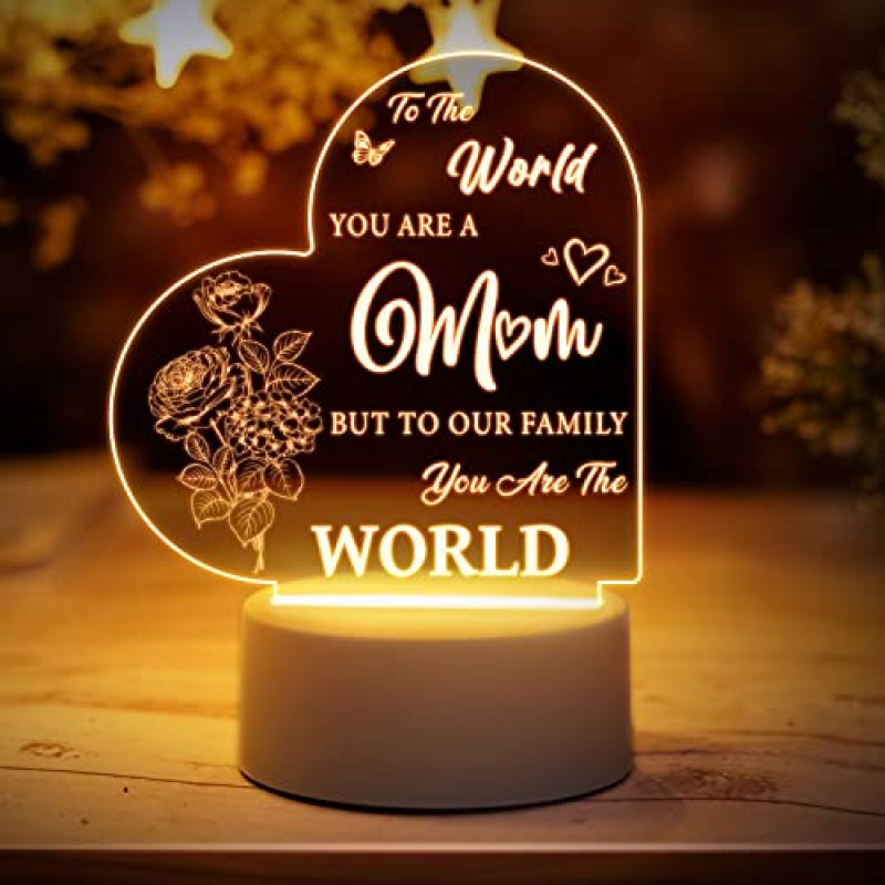 Engraved Night Light for Mum