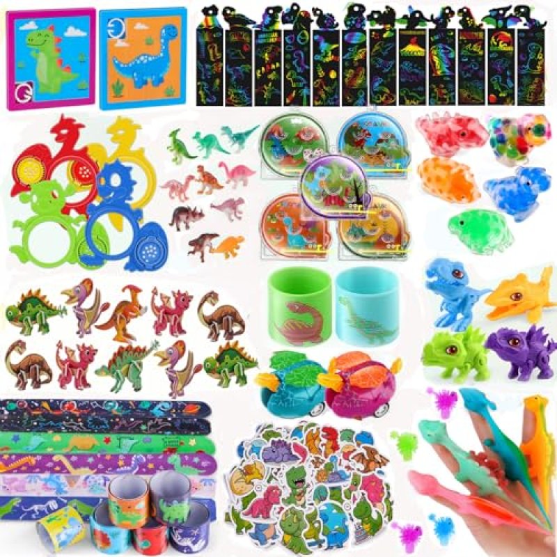 nicknack Party Bag Fillers,125Pcs Dinosaur Party…