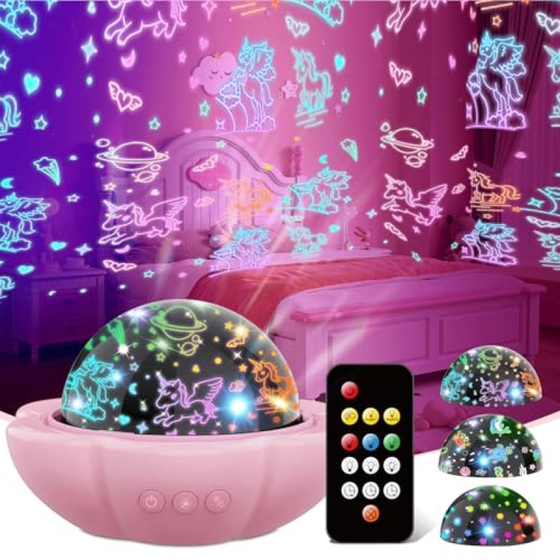 Unicorn Star Projector Night Light