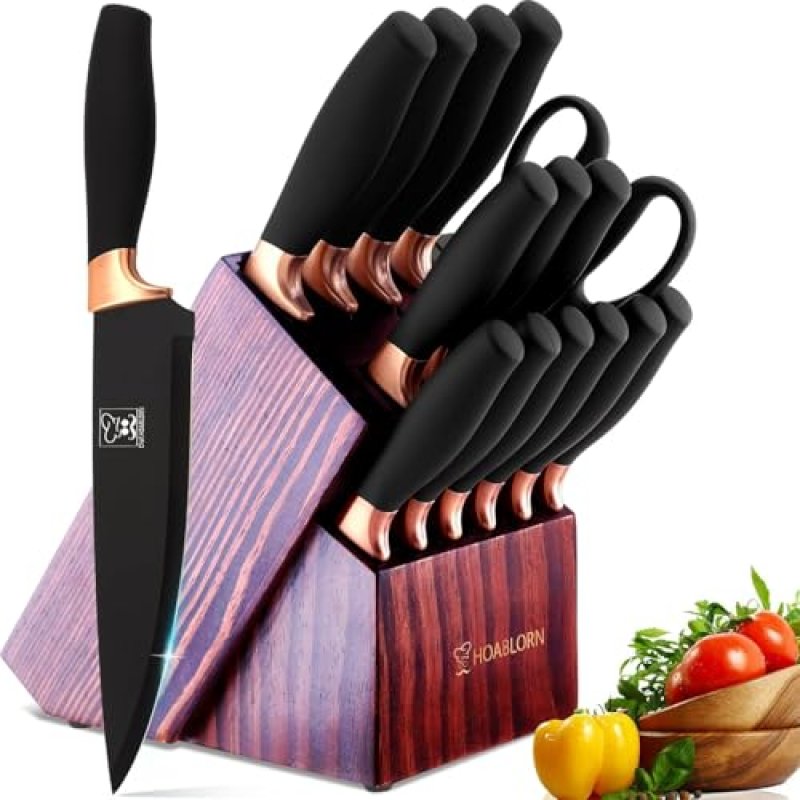 Knife Set with Block
