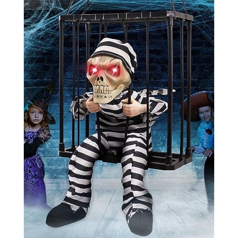 Animated Skeleton Ghost Decoration