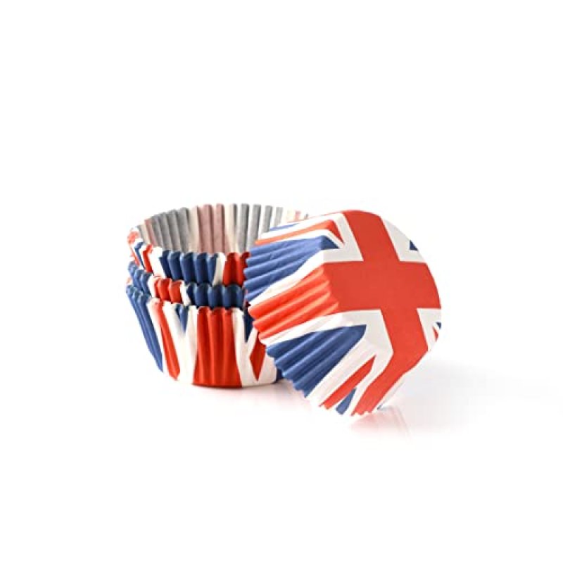 Union Jack Cupcake Cases