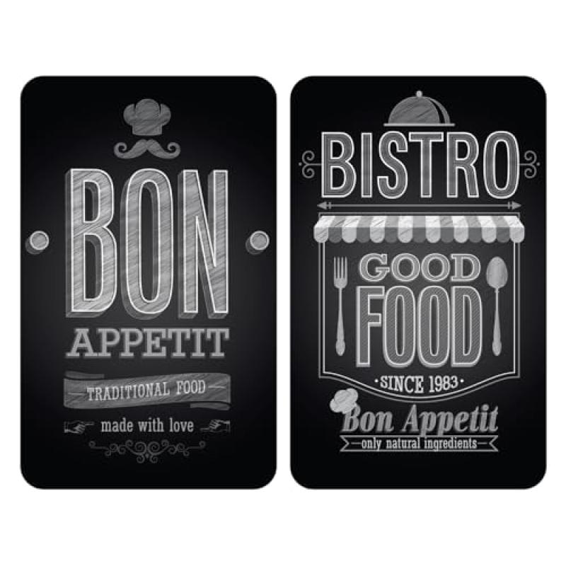 WENKO Universal Cover Plates Bon Appetit
