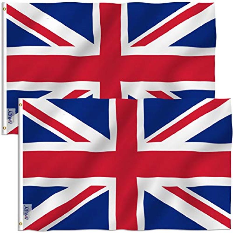 Anley UK Flag - Vivid Color, Fade Proof