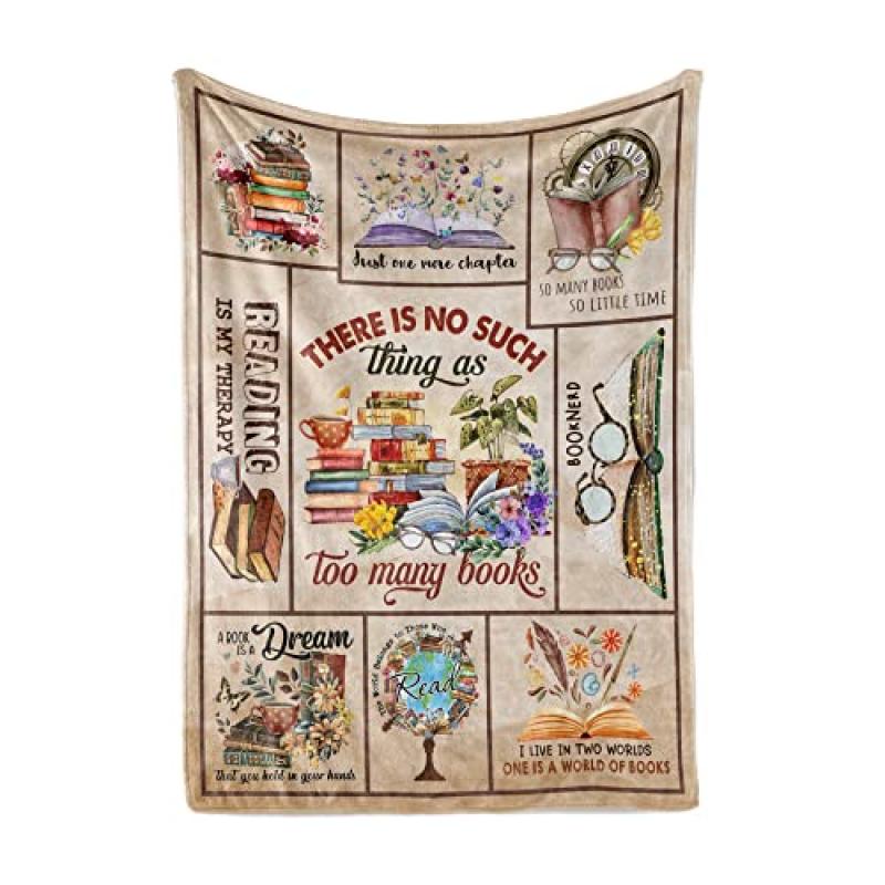 InnoBeta Book Lovers Throw Blanket