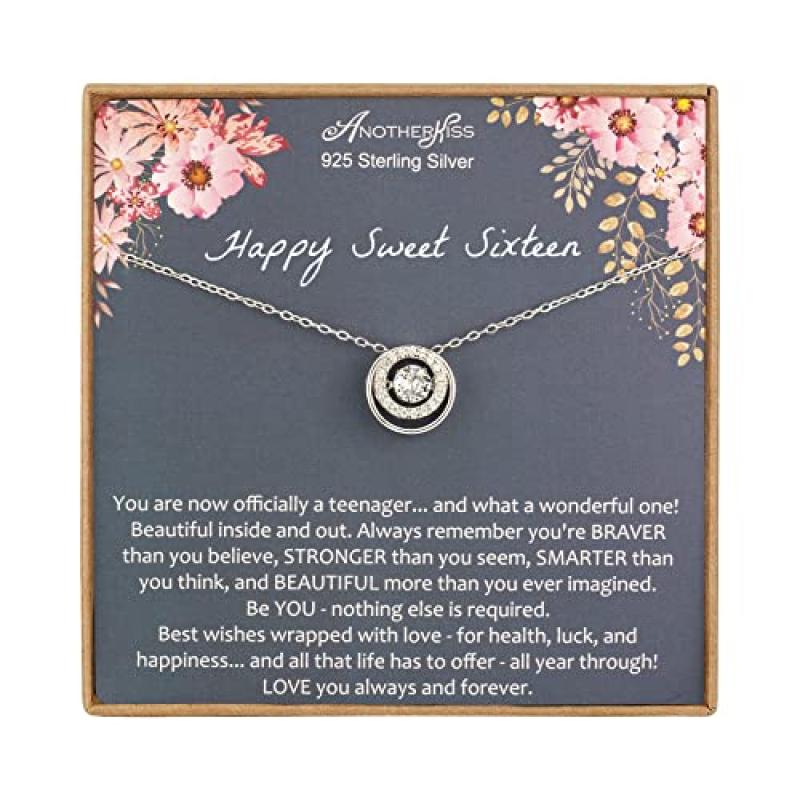 AnotherKiss Sweet 16th Birthday Necklace