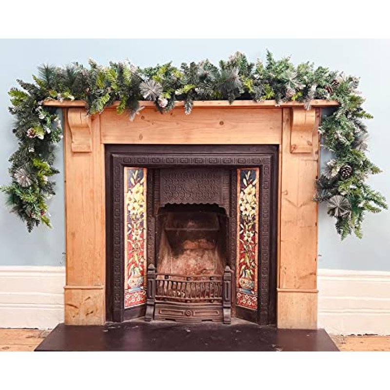 Snow Pine Christmas Garland