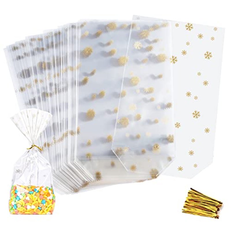 Anstore Christmas Cellophane Bags