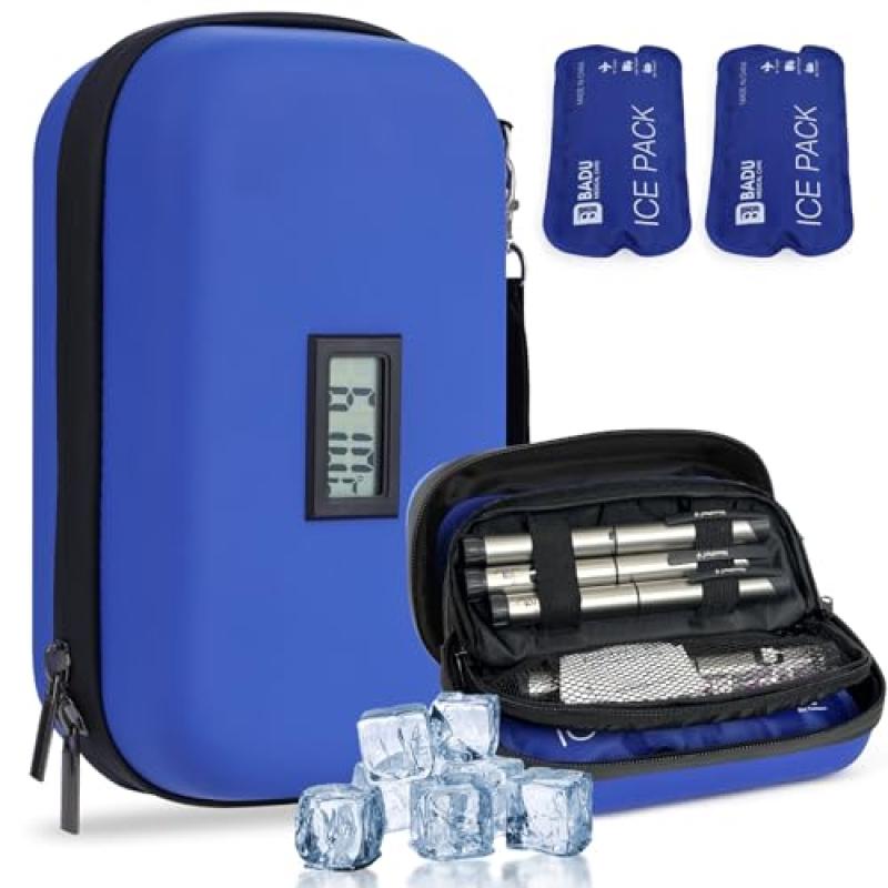 HIMDUZE Insulin Cooler with Thermometer